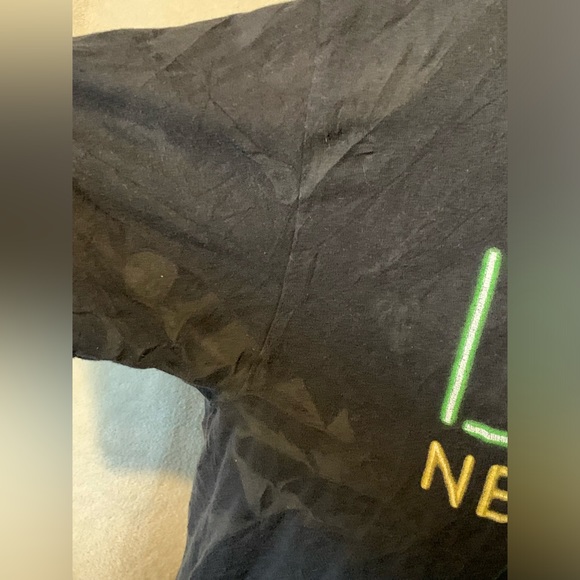 Demi Lovato 2014 Neon Lights Black L Tour T Shirt with Dates - Picture 2 of 7